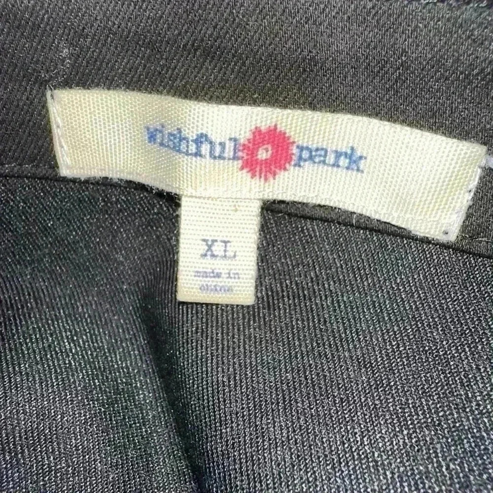 Women's Wishful Park Black Dress / Button Down / XL - Picture 6 of 13